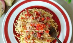 Resep Spaghetti Tuna Sambel Kecombrang Dari annasupriyanto