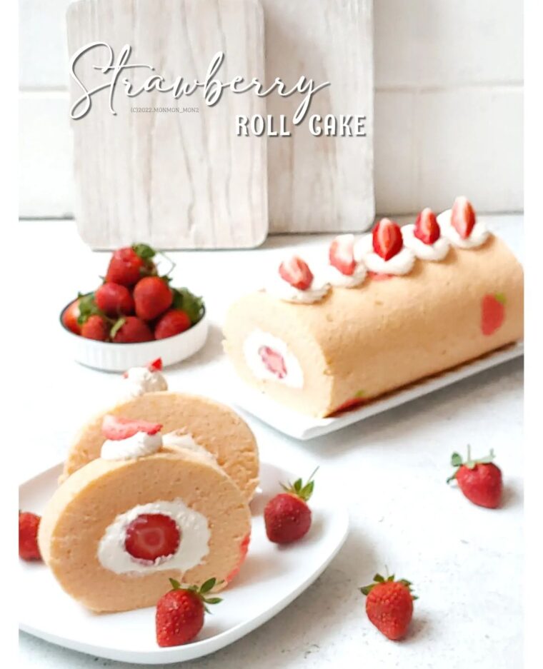Resep Strawberry Roll Cake Dari monmon_mon2