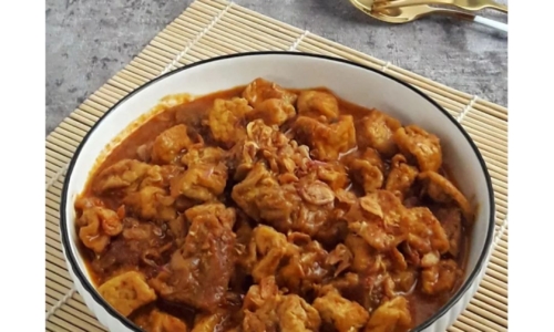 Tahu Bumbu Lapis - Masakan dari Tahu dan Telur