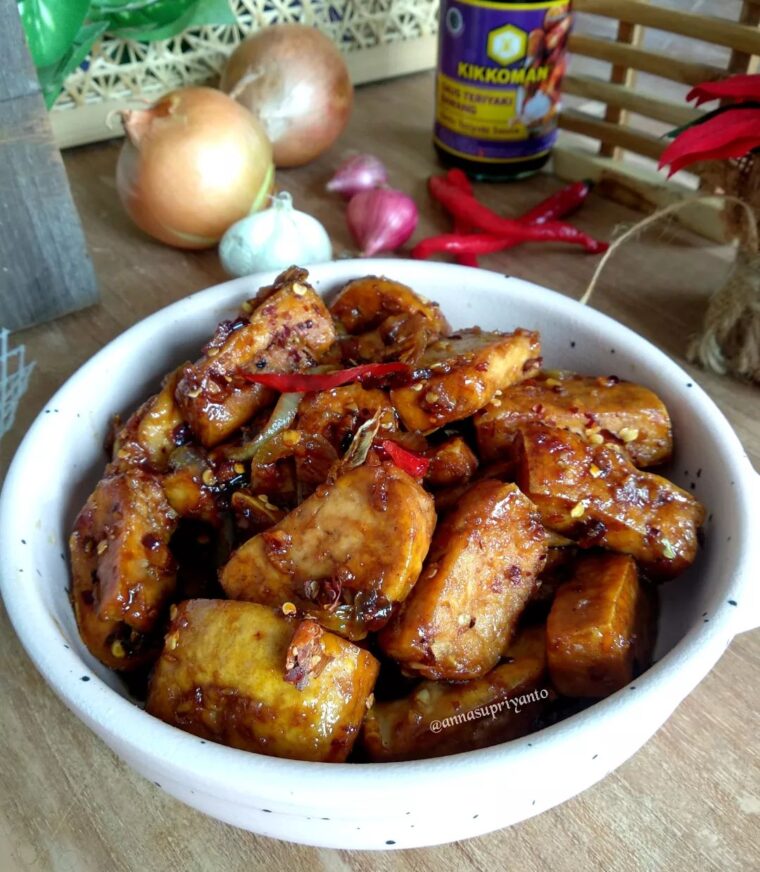Resep Tahu Sutra Teriyaki Lada Hitam Dari annasupriyanto