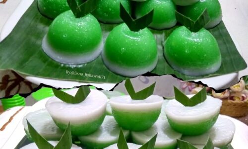 Talam Singkong Pandan