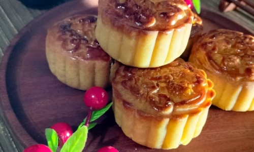 Traditional Mooncake - Kue dari Kacang Tanah