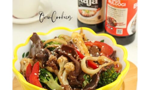 Tumis Daging Bulgogi - Masakan dari Daging Sapi dan Kol(kubis)