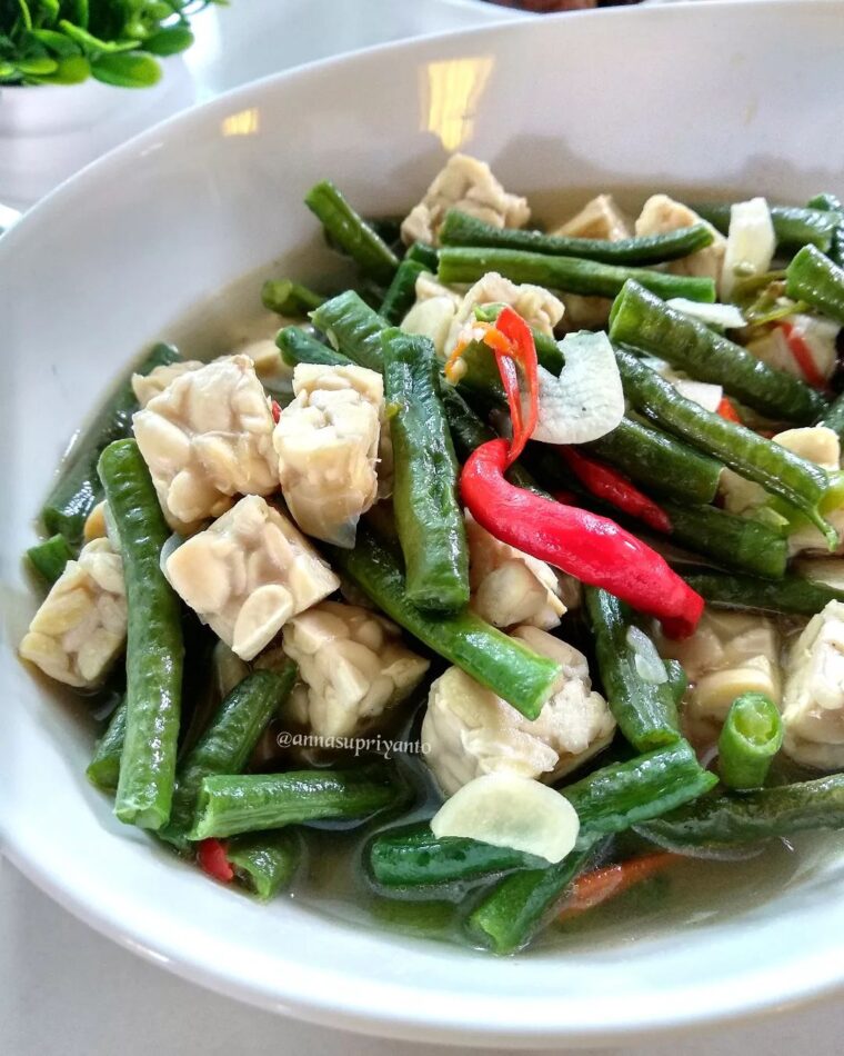 Resep Tumis Kacang Panjang Tempe Dari annasupriyanto