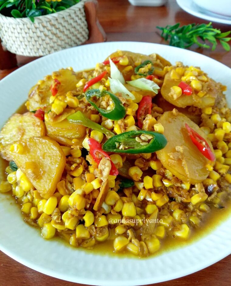 Resep Tumis Kentang Jagung Manis Dari annasupriyanto