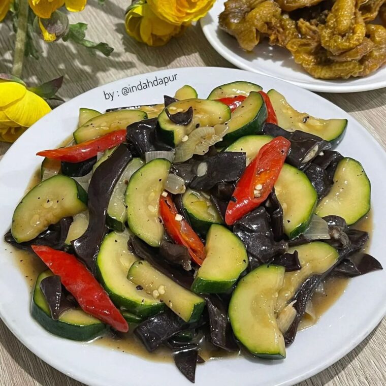 Resep Tumis Zucchini & Jamur Dari indahdapur