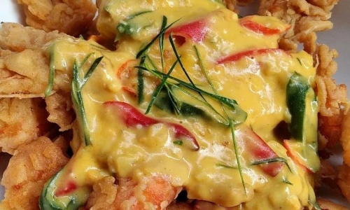 Udang Saus Telur Asin