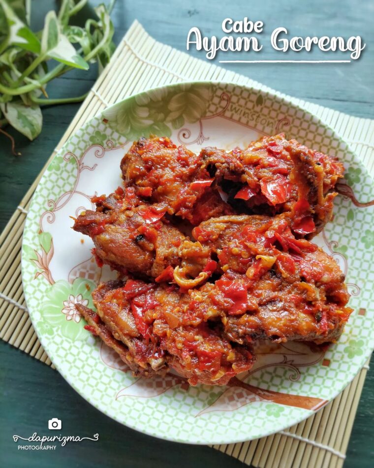 Resep Ayam Goreng Cabe Dari dapur_izma