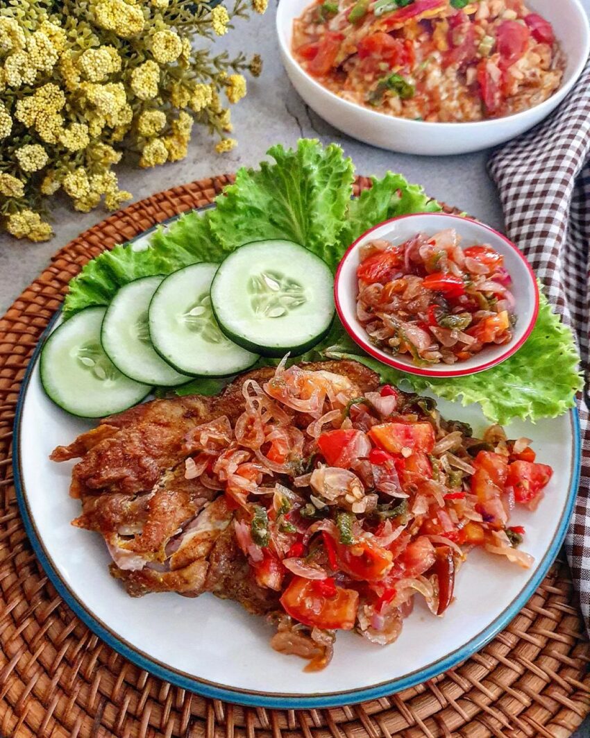 Resep Ayam Penyet Sambal Pecak Dari Yscooking