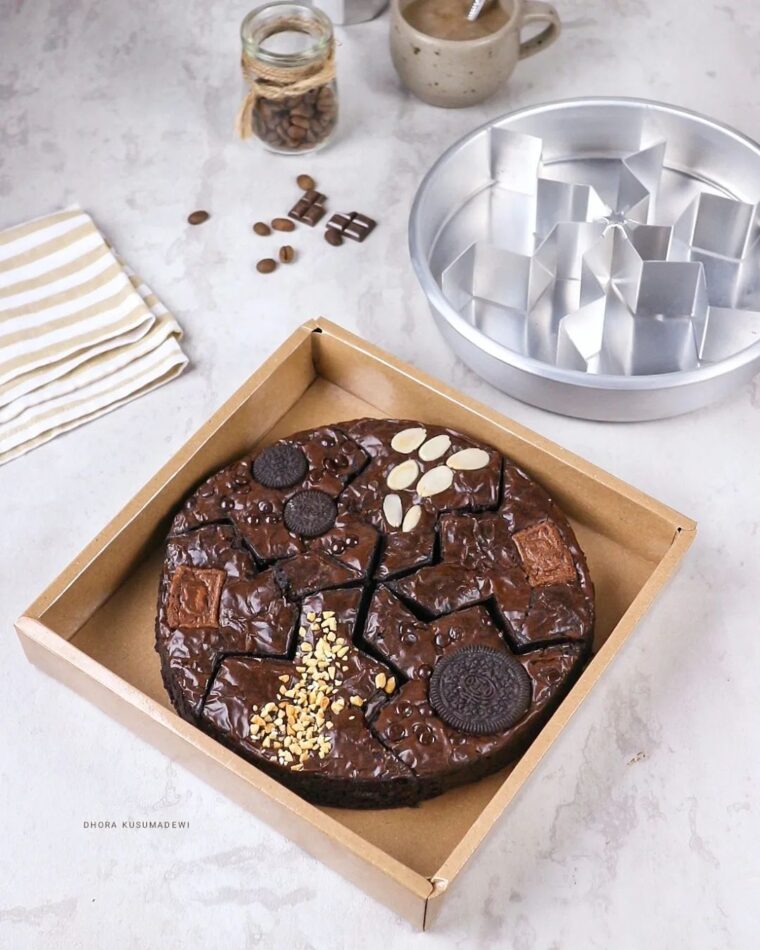 Resep Brownies Sekat Dari dhora_kusumadewi