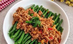 Resep Buncis Siram Daging Cincang Dari yscooking