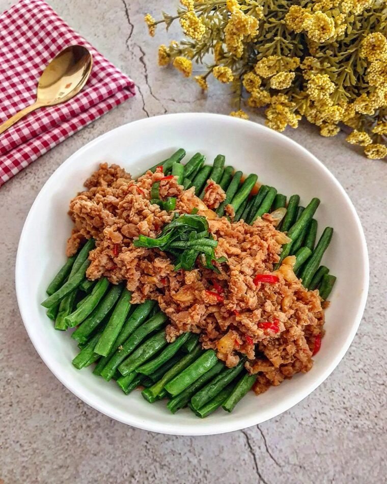 Resep Buncis Siram Daging Cincang Dari yscooking