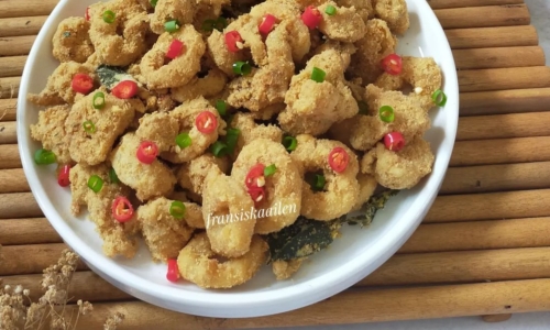 Calamari Salted Egg - Masakan dari Jamur