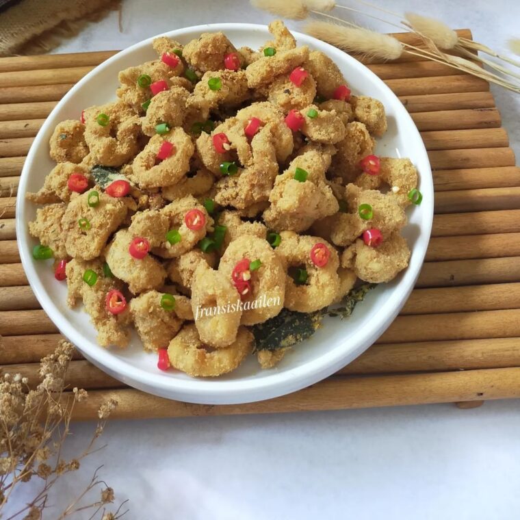 Resep Calamari Salted Egg Dari fransiskaailen