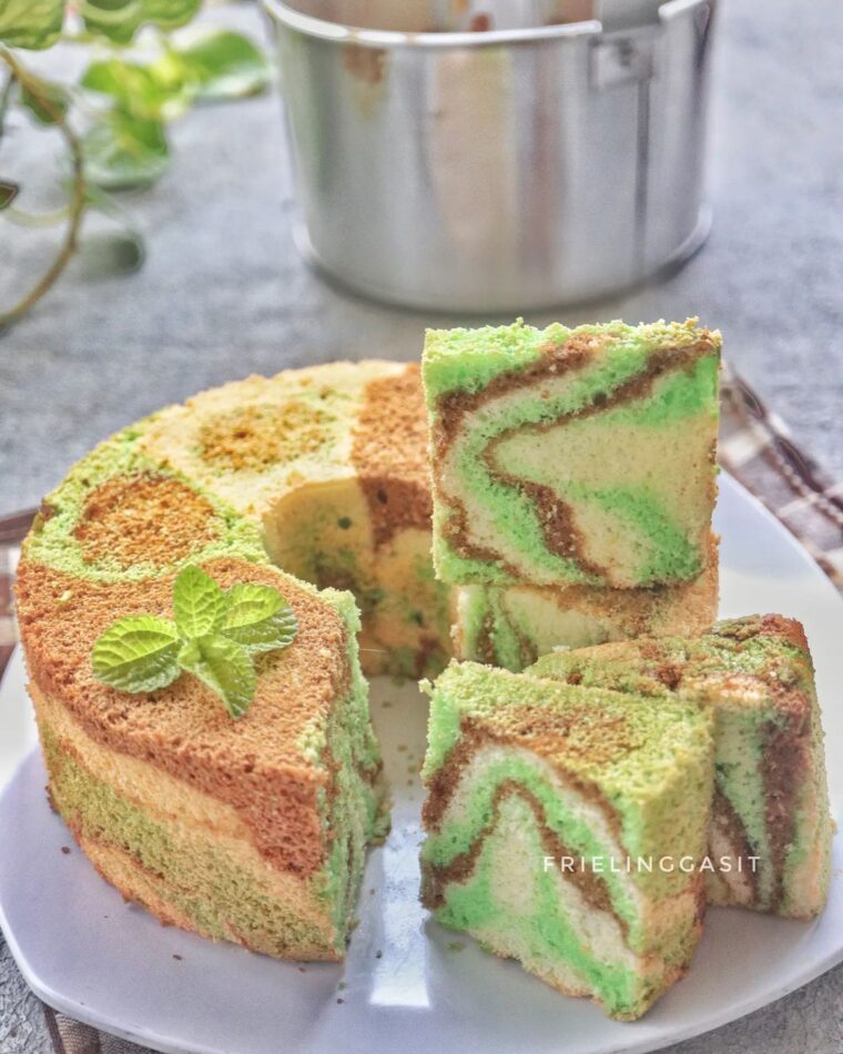 Resep Chiffon Marmer Kamuflase Dari friel_sit