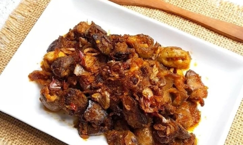 Gongso Ati Ampela - Masakan dari Ati Ampela