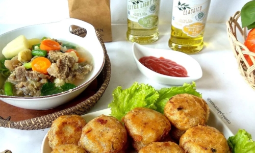 Perkedel Kentang Daging Sapi