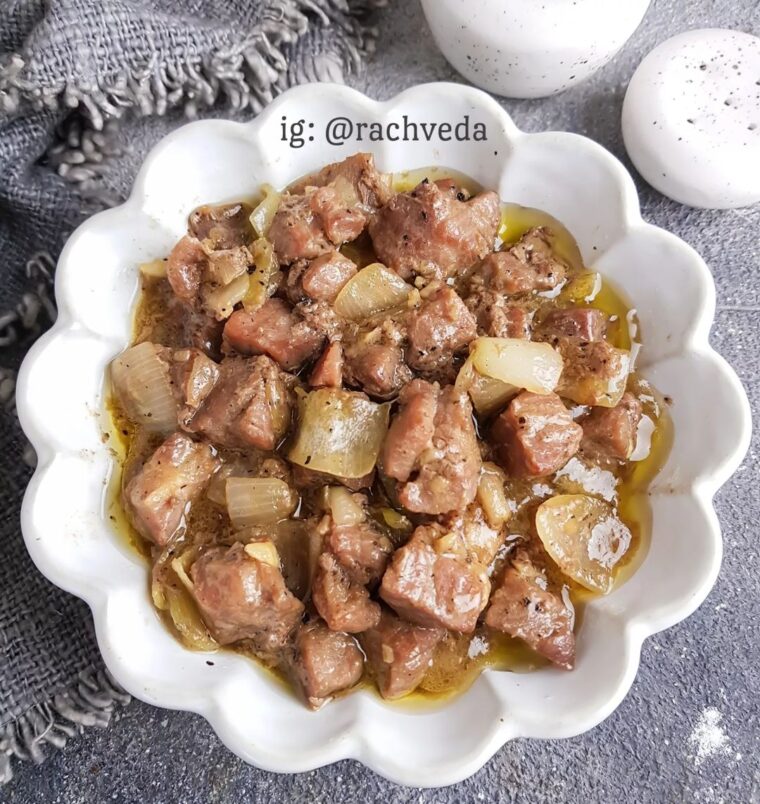 Resep Saikoro Beef Butter Garlic Dari rachveda