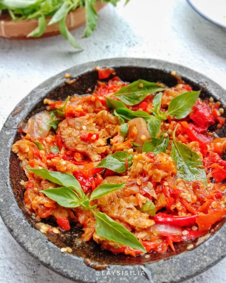 Resep Sambel Tempe Penyet Kemangi Dari laysisilia