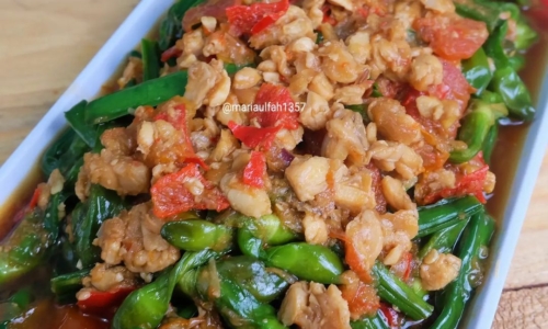 Tumis Genjer Tempe - Masakan dari Genjer