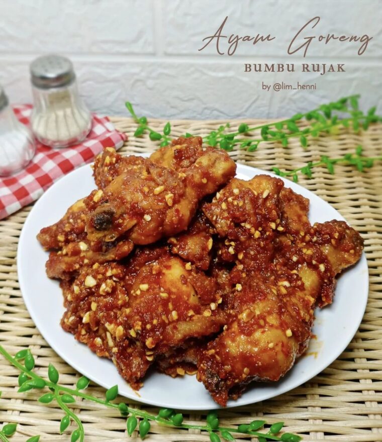 Resep Ayam Goreng Bumbu Rujak Dari lim_henni
