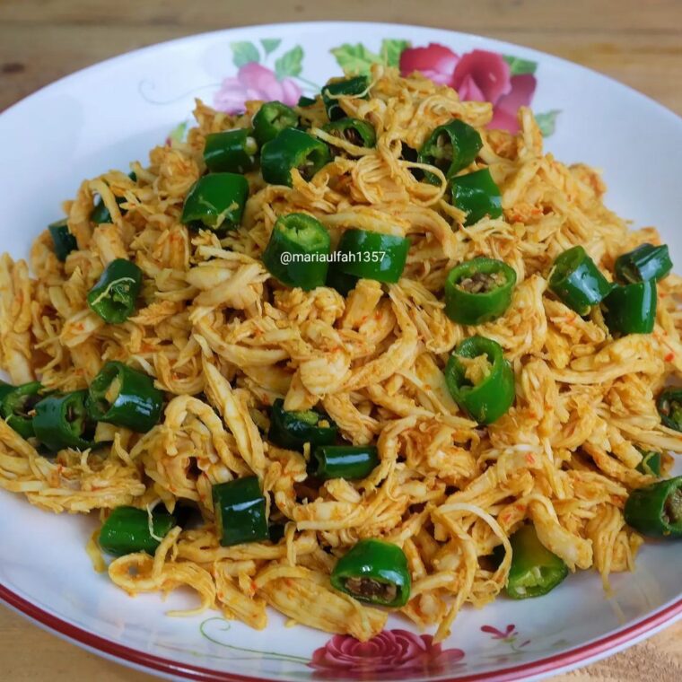 Resep Ayam Suwir Cabe Ijo Dari mariaulfah1357