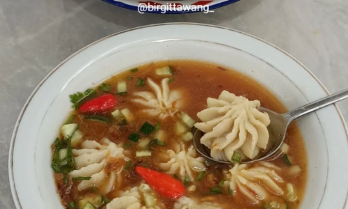 Bakwan Bunga ( Bakwan Kuah Bangka)