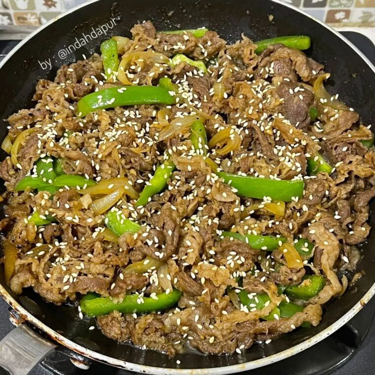 Resep Beef Yakiniku Dari indahdapur