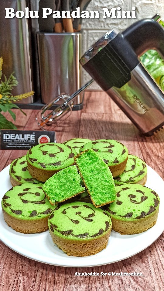 Resep Bolu Pandan Mini Dari dhiahoddie