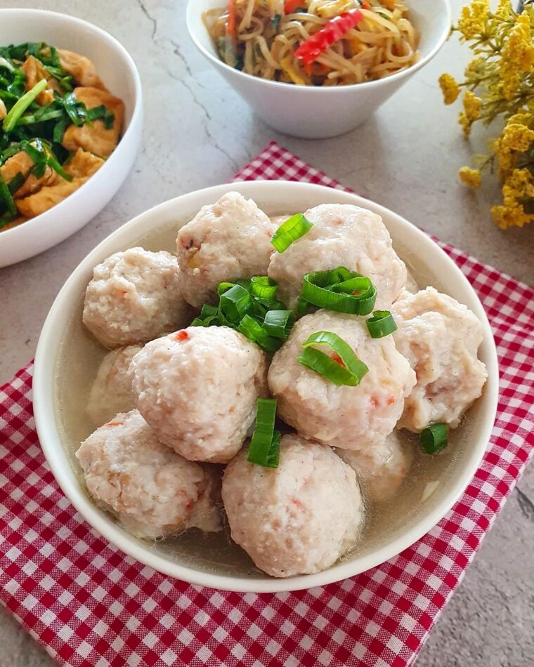 Resep Chicken And Prawn Meatball Dari yscooking