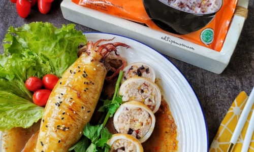 Cumi Bunting Isi Nasi Kongbap