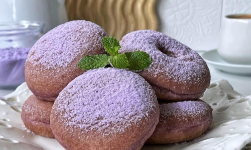 Donat Kentang Ubi Ungu