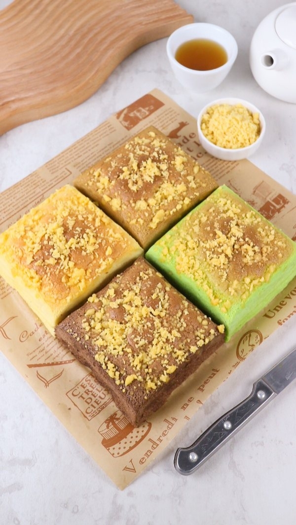 Resep Four Season Custard Crumble Cake Dari dhora_kusumadewi