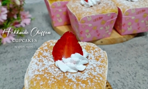 Hokkaido Chiffon Cupcakes