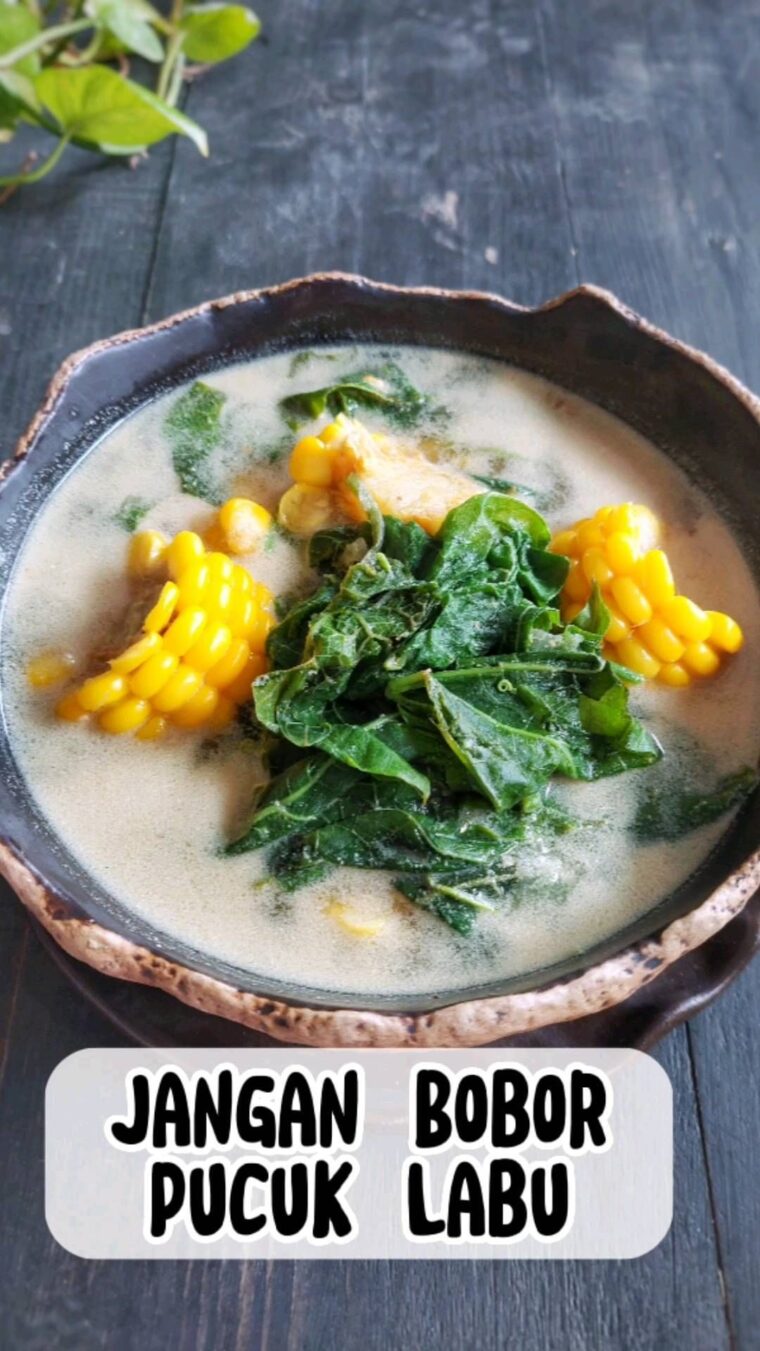 Resep Jangan Bobor Pucuk Labu Dari dapur_izma