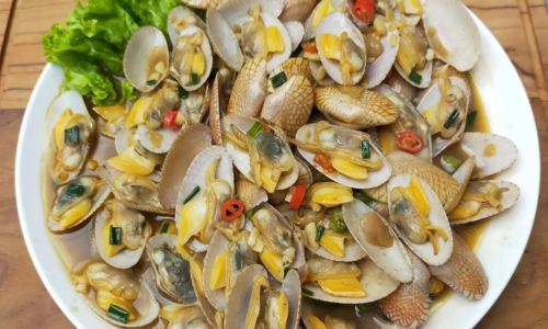 Kerang Batik Saus Tiram