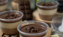 Resep Milo Cheese Pudding With Vla Coklat Dari sarongsarie