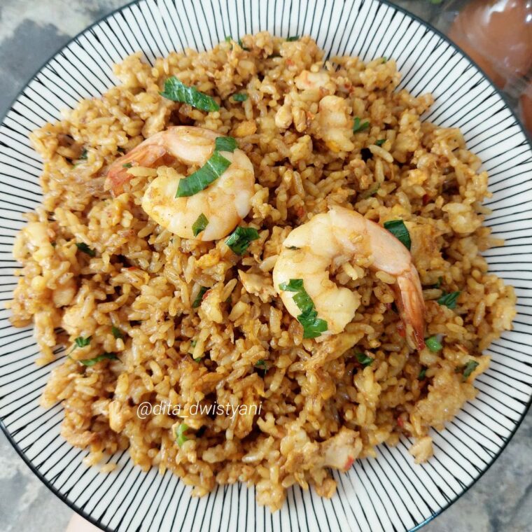 Resep Nasi Goreng Udang Simple Dari dita_dwistyani