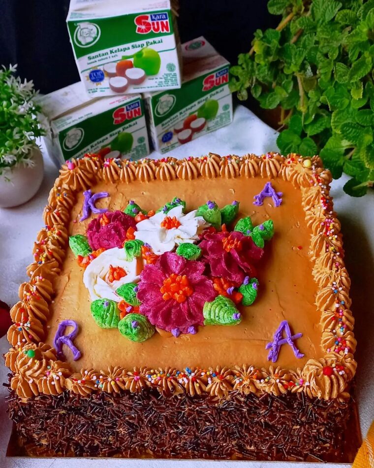 Resep Ogura Kara Pandan Cake Dari mama_aurel_aerilyn