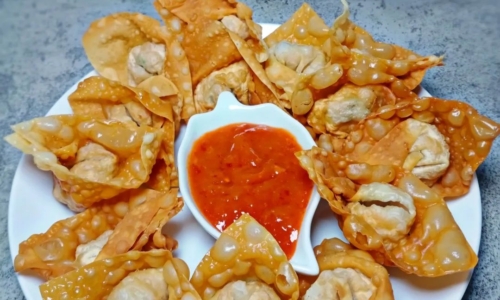 Pangsit Ayam Udang Goreng