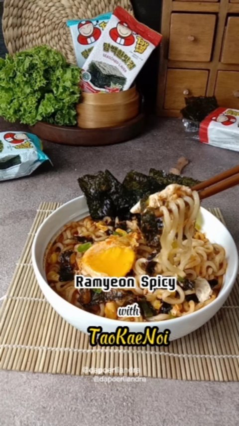 Resep Ramyeon Spicy Ala Taokaenoi Dari dapoerliandra