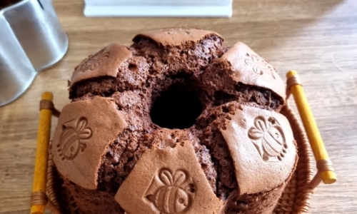 Rhum Raisin Choco Chiffon Cake