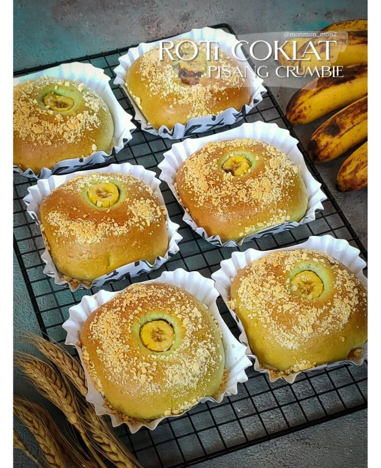 Resep Roti Coklat Pisang Crumble Dari monmon_mon2