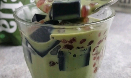Sago Matcha Jelly Charcoal