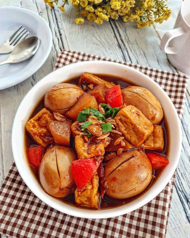 Resep Semur Tahu Telur Kentang Dari yscooking