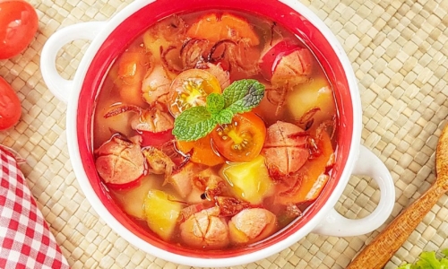 Sop Sayur Sosis