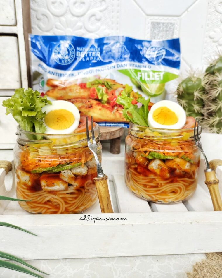 Resep Spaghetti Ramen Tilapia In Jar Dari albiyansmom