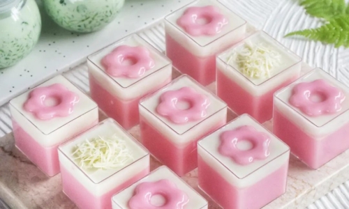 Strawberry Silky Pudding