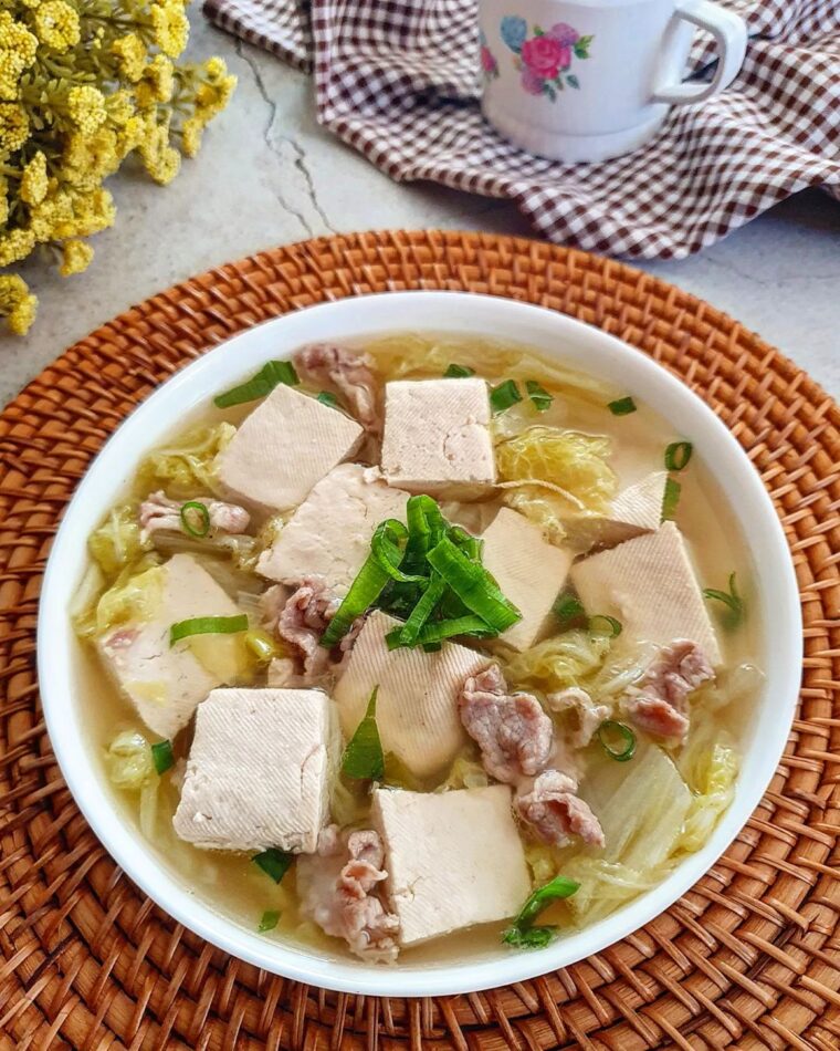 Resep Sup Tahu Dari yscooking