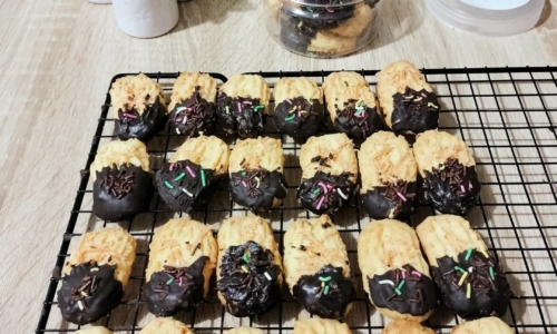 Sweet Cheesy Choco Cookies